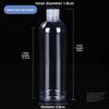 Plastic Cosmetic Bottles With Flip Butterfly Cap For Travel And Storage