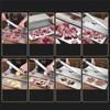 Stainless Steel Manual Frozen Meat Slicer Bone Cutting Tool Home Kitchen Minced Lamb Bone Meat Cutter Chicken Duck Fish Cutting