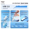 aigo U268 8GB USB2.0 Metal USB Flash Drive (5-Pack)