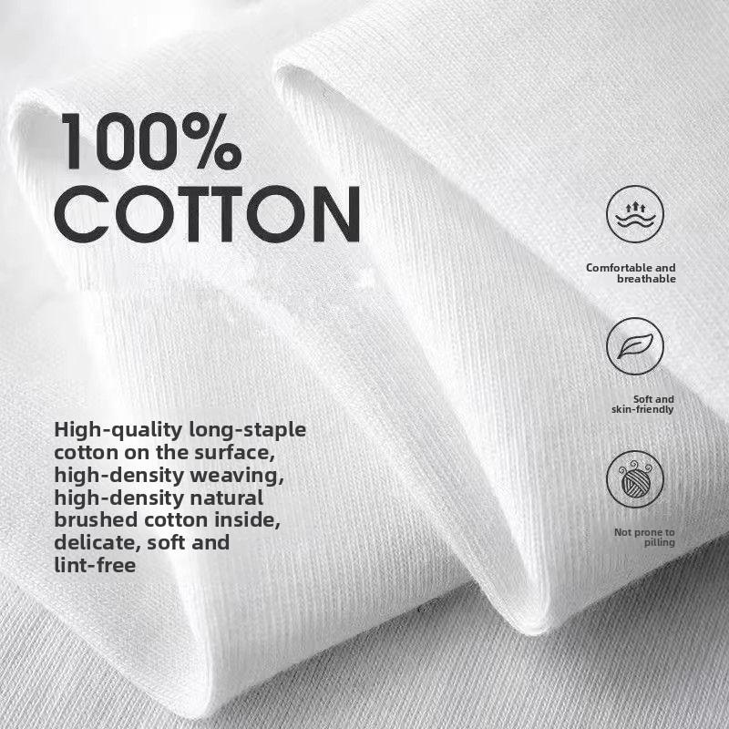 Russian Letter Printed T-shirt Women's Clothing 100% Cotton T-shirt Summer Fashion Casual Comfy Commute Short Sleeve Top Y2k