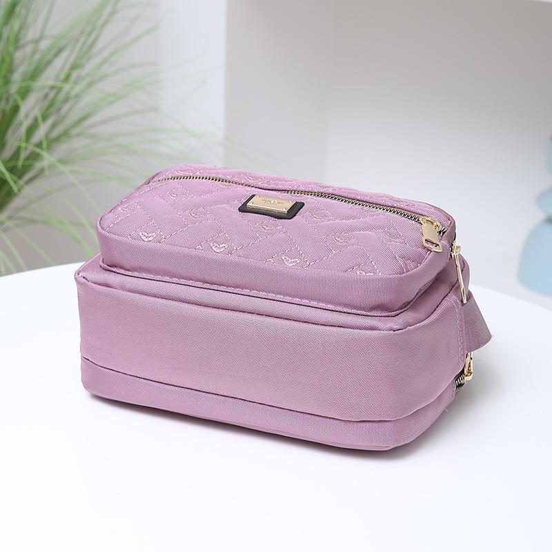 Multi Layer Crossbody Bag for Women Women's Bag Oxford Cloth Shoulder Bag Mom Canvas Bag Casual Small Bag