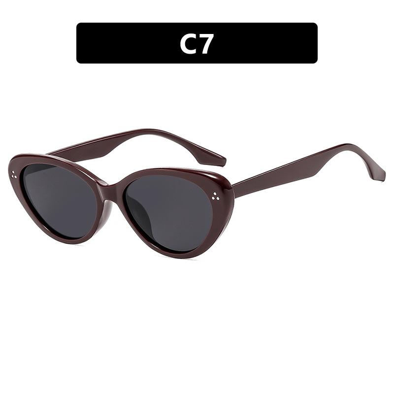 

Женские солнцезащитные очки, Треугольные очки «кошачий глаз», Модные солнцезащитные очки