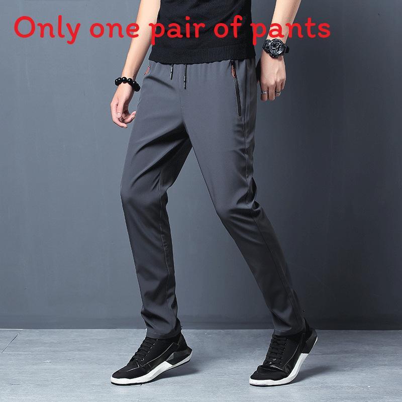 Mens Summer Athletic Pants With High Elastane And Zipper For Casual Sports Wear