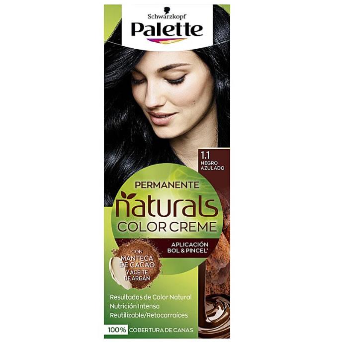 

Schwarzkopf Palette Naturals Color Creme 1.1 Голубовато-черный