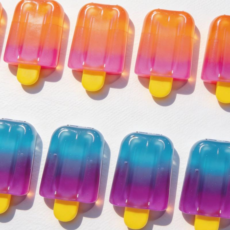 Random Color Needoh Nice-Sicle Popsicle Sensory Squeeze Toy Super Solid Squish Stress Relief For Kids Adults Summer Easter Gift