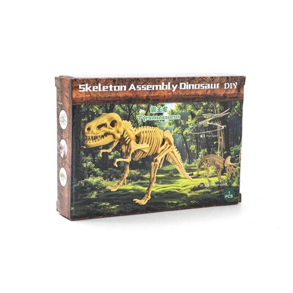 Dinosaur Skeleton DIY Toys Educational Puzzles Model Set For Kids Over 6 Years Old