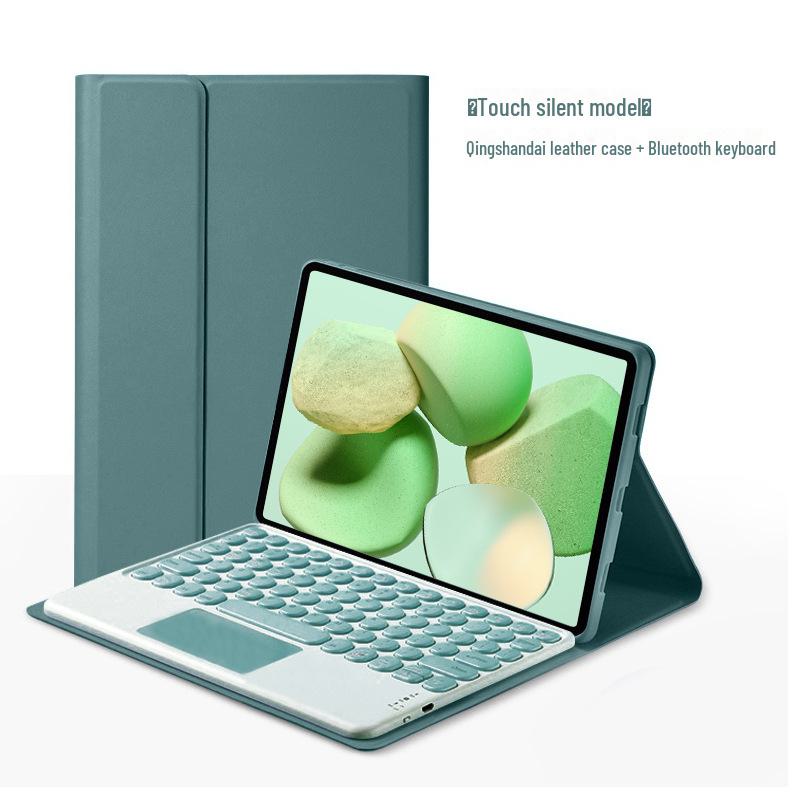 iPad Pro 11 Bluetooth Keyboard Leather Case 10th Gen 10.9 with Pen Slot - Magnetic Tablet Protective Shell 10.2