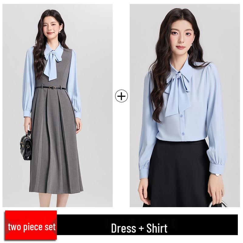 Women's Academy Style Petite Vest Dress for Formal Occasions and Teacher Interviews