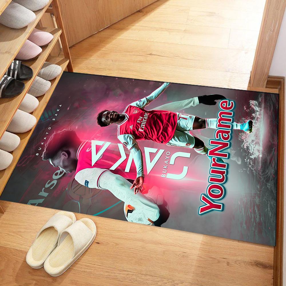 Arsenal Customized Name Carpet Perfect for Bedrooms Foyer Outdoor Living Rooms Anti-slip Rug Office home decor