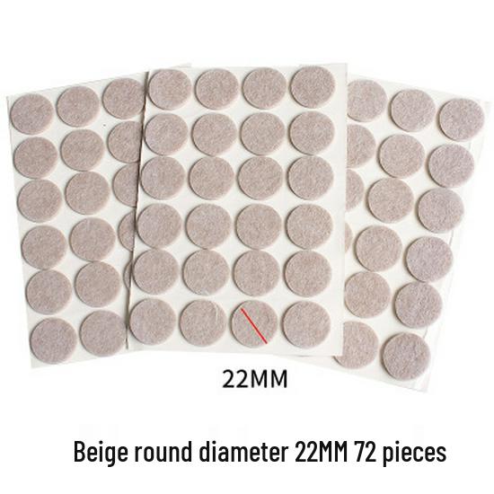 Self-Adhesive Protective Pads for Table and Chair Legs - Anti-Collision, Noise-Reducing, Solid Wood Furniture Cushioning