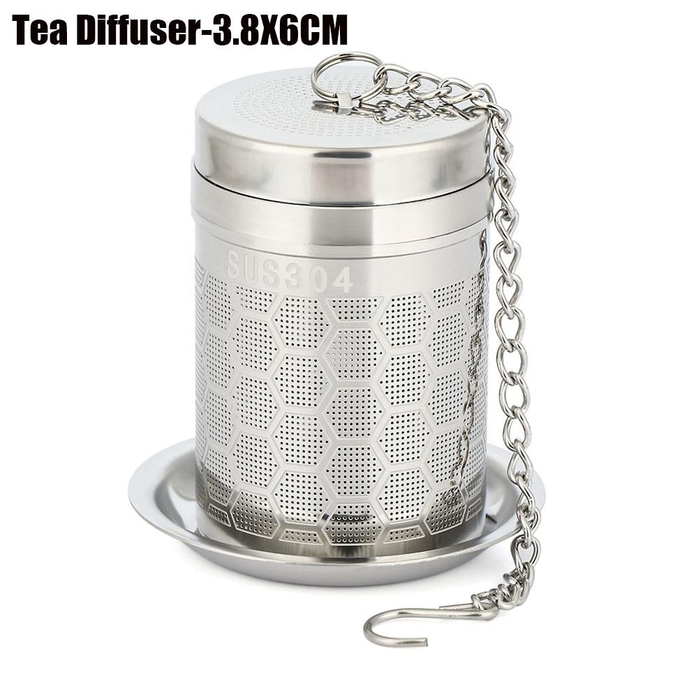New 1set Reusable Fine Tea Strainer Filters Kongfu Stainless Steel Mesh Colander Reusable Teapot Infuser With Handle