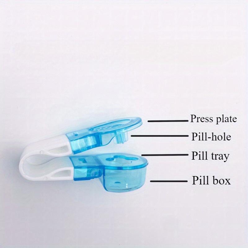 1 pz Rivoluzionario Portapillole e Tagliapillole Portatile per una Gestione Efficiente dei Farmaci.
