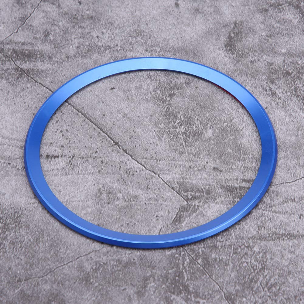Steering Wheel Cover Trim, Red & Blue Car Steering Wheel Ring Trim, Interior Decoration