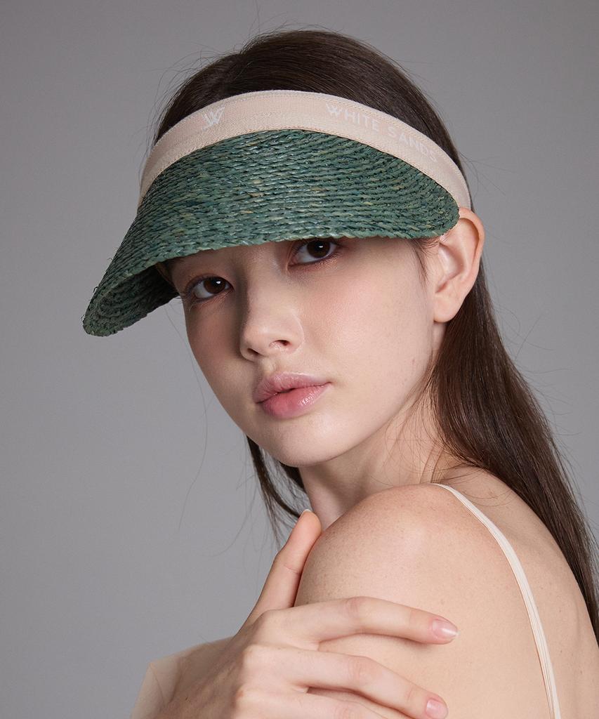 Hwaiteusaenjeu Natural Raffia Sun Cap Petra (8 Colors)