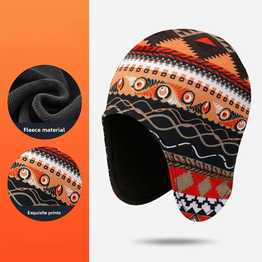 

Solid Color Warm Hat Ear Protection Lei Feng Hat Fashion Snow Ski Caps Winter F
