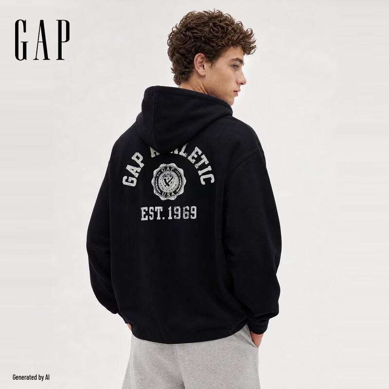 Gap Unisex French Terry Badge Print Hoodie