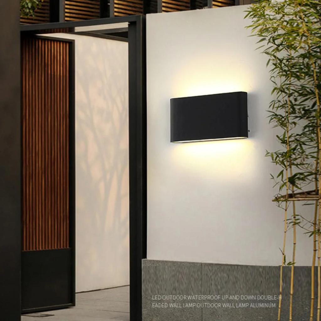 New Enhance your outdoor space with these elegant, stylish, and durable waterproof 12W LED aluminum outdoor wall lamps. These mo