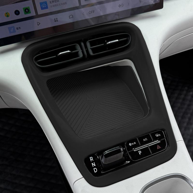 For Geely EX2 Car Silicone Pad for Center Console Gear Shift Decorative Frame Silicone Non-slip Pad Car Interior Accessories