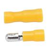 50PCS Durable Insulated Crimp Connector 12-10 AWG Yellow Snap Connectors Quick Splice Terminals Crimping Applications