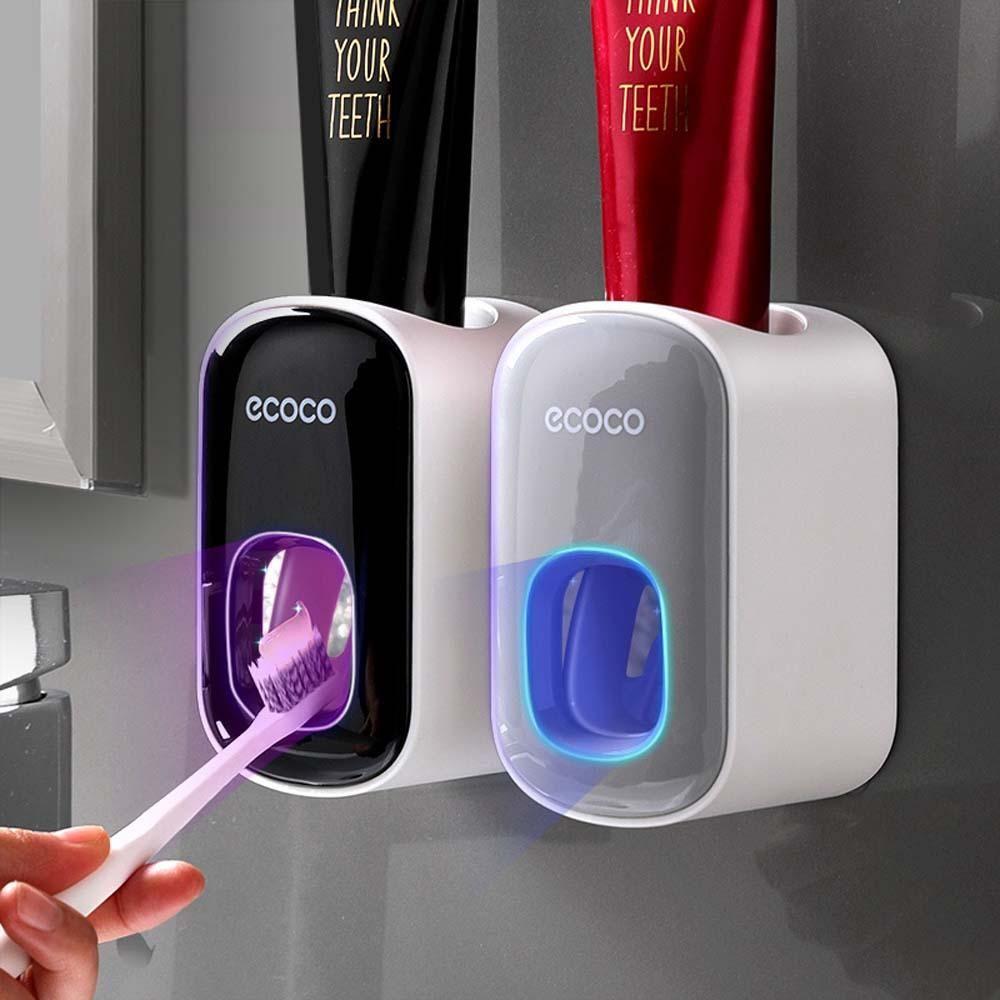 

Wall Mount Toothpaste Squeezer Toothbrush Holder Bathroom Accessories Toothpaste Dispenser чорний
