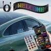 1Pc Flexible LED Pixel Display Screen, Matrix Panel, USB, Graffiti Pattern, Message Display, Bluetooth App, Car, Shop, Sign, 5V