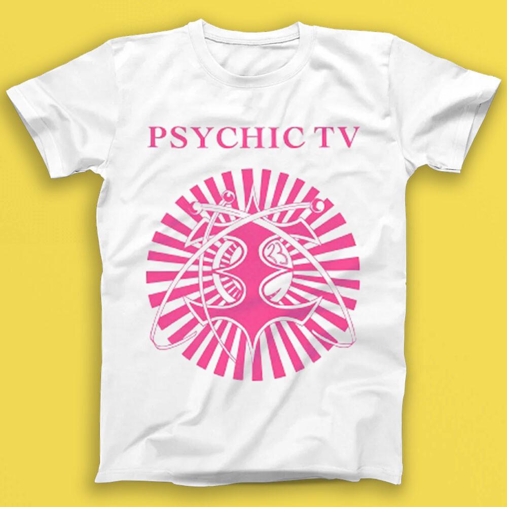 

Psychic TV Magickal Mystery D Tour Punk Rock Music Gift Tee Tshirt 2099 L