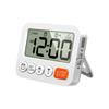 Digital Alarm Clock with 99:59 Down Count, Two Alarm Functions, Foldout Stand and Wall Hanging for Kitchen Office Use Daily Indoors