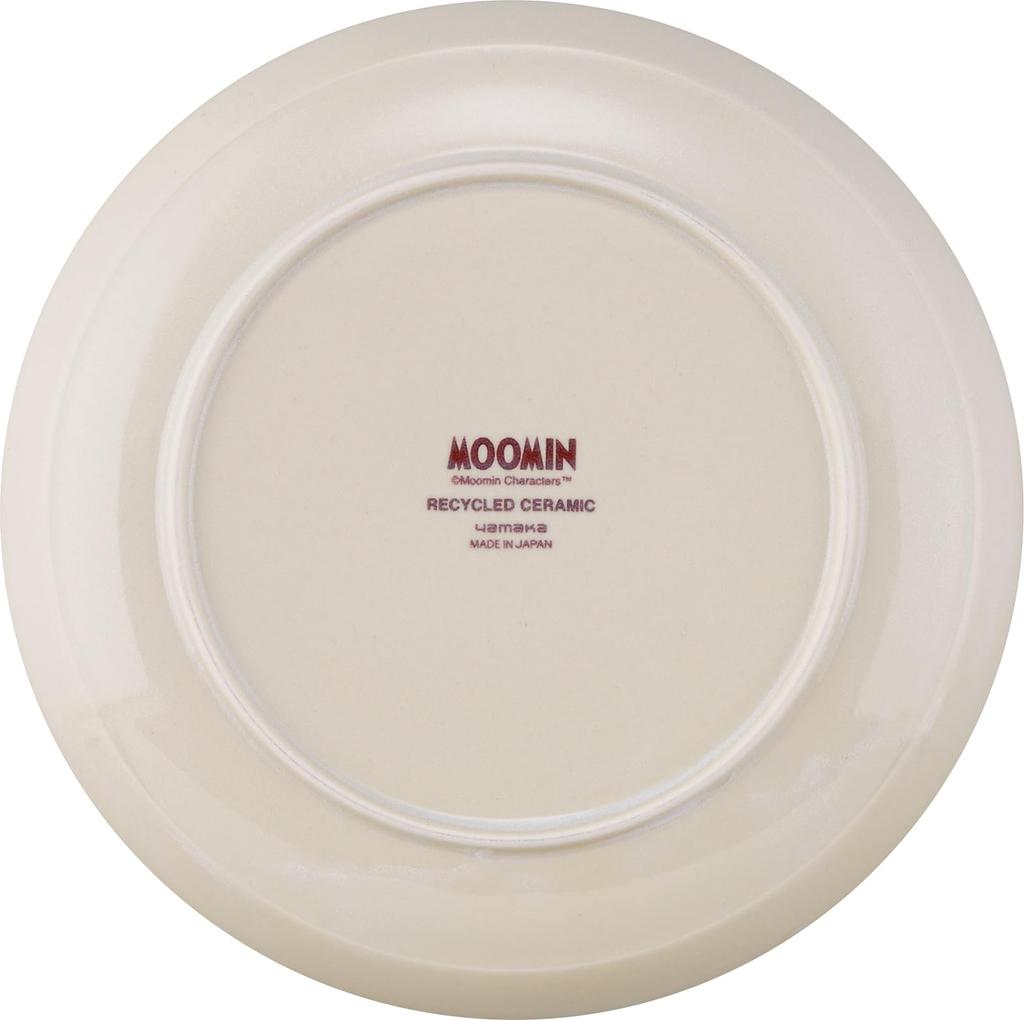 MOOMIN Ceramic Large Dessert Set of Diameter Dishwasher PeriA Gift Wedding Made In Japan Plate, Plate, 3, Gift, 21.5cm, Microwave, Safe, Tableware,