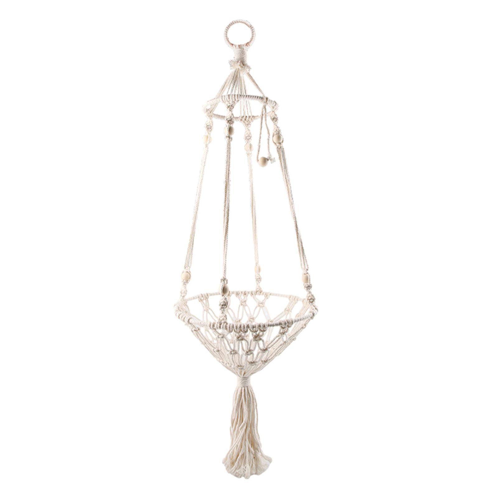 

Кошачий гамак-кровать для маленьких котят, балконная подвесная кровать, вязаный крючком гамак с кисточками для маленьких и средних кошек, экономящий место