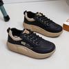 Spring Women's Korean Chunky White Sneakers - Trendy, All-Match Casual Shoes XQ5801