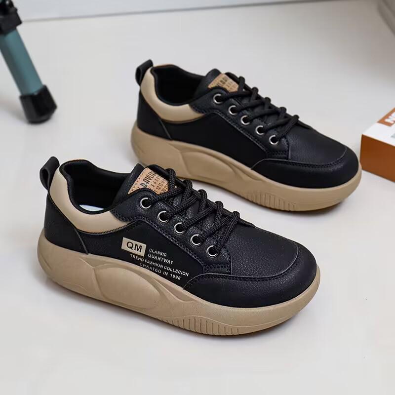 

Spring Women s Korean Chunky White Sneakers - Trendy, All-Match Casual Shoes XQ5801 40 чорний