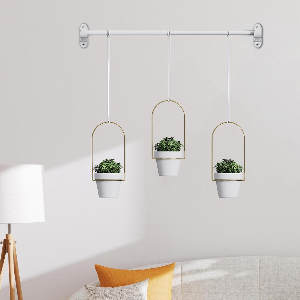 Hängende Wandpflanzer Gartendekoration Zuverlässige Halter Stabile Pflanzenaufhänger Fensterpflanzenregal für Grünpflanzen Hof Küchen Decke