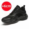 Summer Men Sneakers Elevator Shoes Insole 6/8/10cm Heels Casual Lift Height Shoes Man Comfortable Heightening Shoes for Men