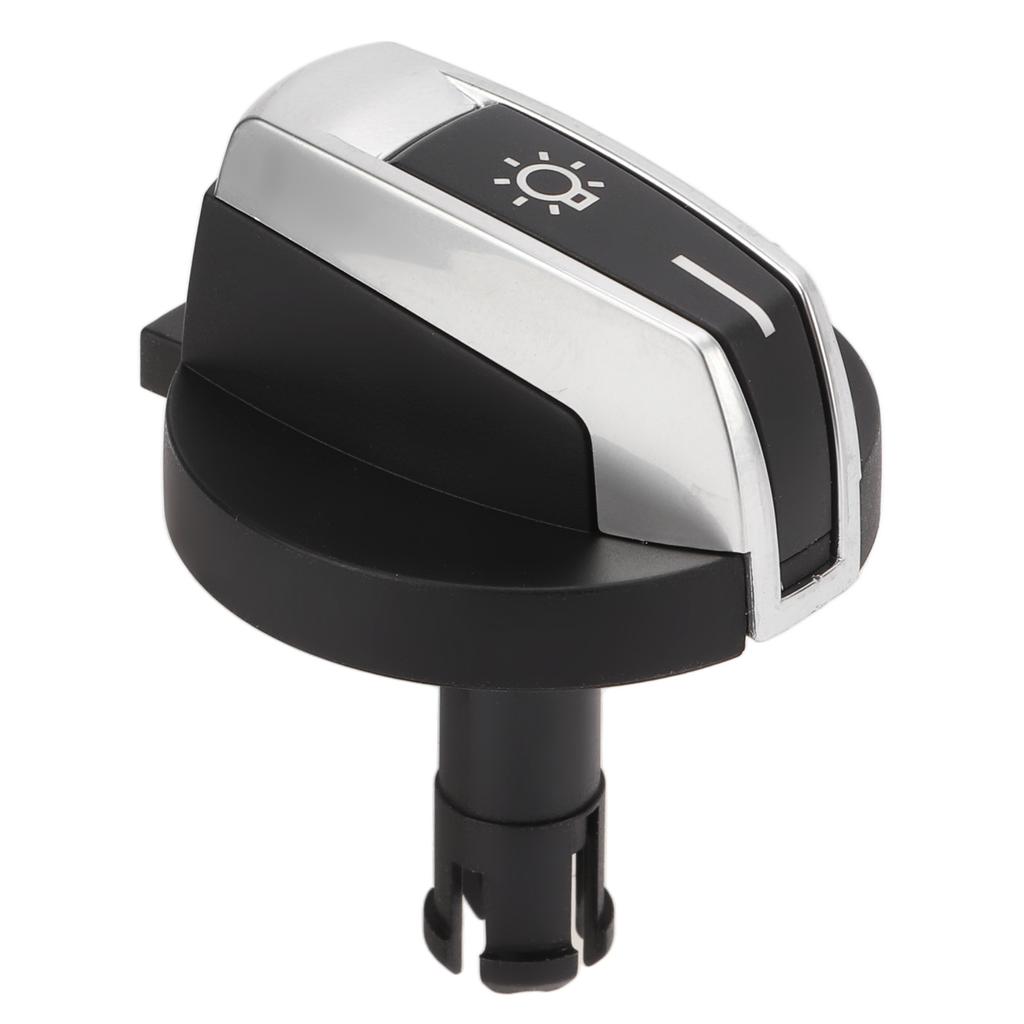 Scheinwerfer-Bedienknopf Auto Scheinwerferknopf Ersatz für 5 6 7 Serie X3 X4 Matt Schwarz