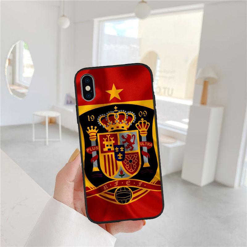 

PP57 Spain Flag Soft Shell Phone Case for OPPO A40 A60 A80 A15 A16 A16K A12 A17 A17K A54 A54S A53 A53S A55 A56 A57 A98 F23 OPPO A80