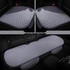 Universal Four Seasons Non-Slip Breathable Car Seat Cushion Set - Front & Rear, 3-Piece