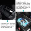 Armrest Storage Box Anti-skid Matched ABS Matte Storage Glove for Mitsubishi Outlander Sport ASX RVR 2010+
