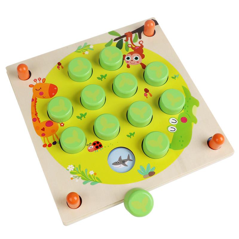 Wooden Forest Memory Puzzle Game For Kids Development And Brain Training