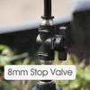 20/30/50cm 360° Free-bend Adjustable Misting Nozzles Stop Water Valve Slip Lock for 3/8" 9/12mm PE Tubing Garden Cooling System