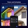 Smart LED RGB Curtain String Lights Bluetooth APP Control Christmas Fairy Light Garland DIY Picture Display Party Wedding Decor