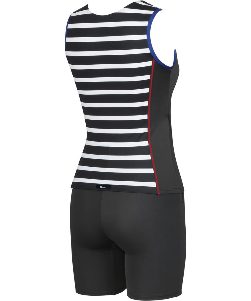 Wacoal Swimwear LUCEO SFS711 Swimsuit with Beautiful Bust Cups and Length Fits up to Size Plus Size Fitness Size 9M Women's Tummy-Shaping