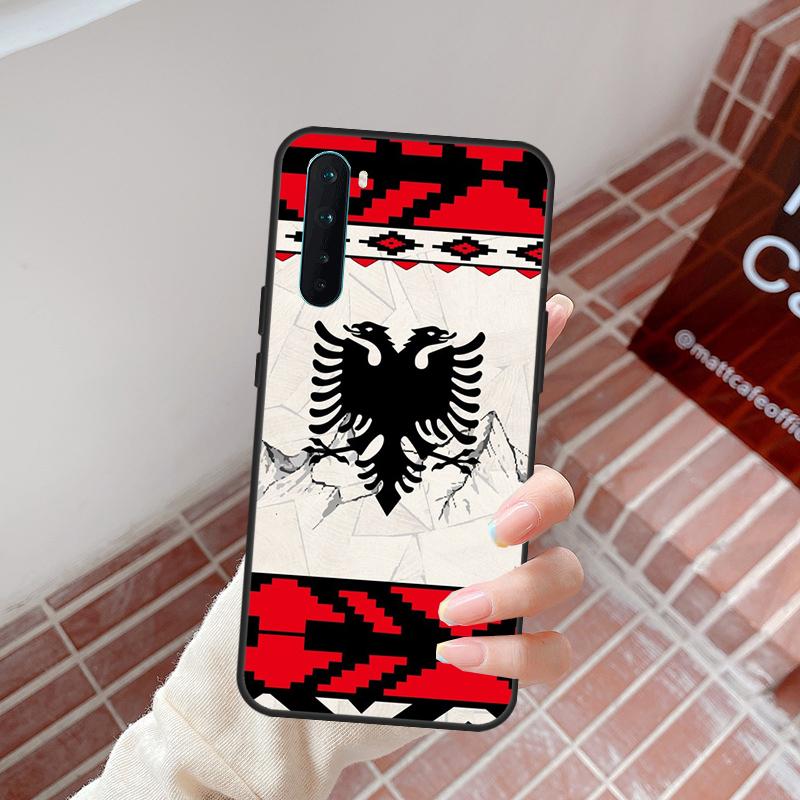 Albania Albanians Flag Case For OnePlus Nord 5 CE 2 3 4 Lite N20 N30 OnePlus 15 13 12 11 10R 13R 10T 13T 12R Cover