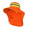 Lightweight Travel Hat Breathable Polyester Sun Cap With Reflective Strips For Running And Hiking