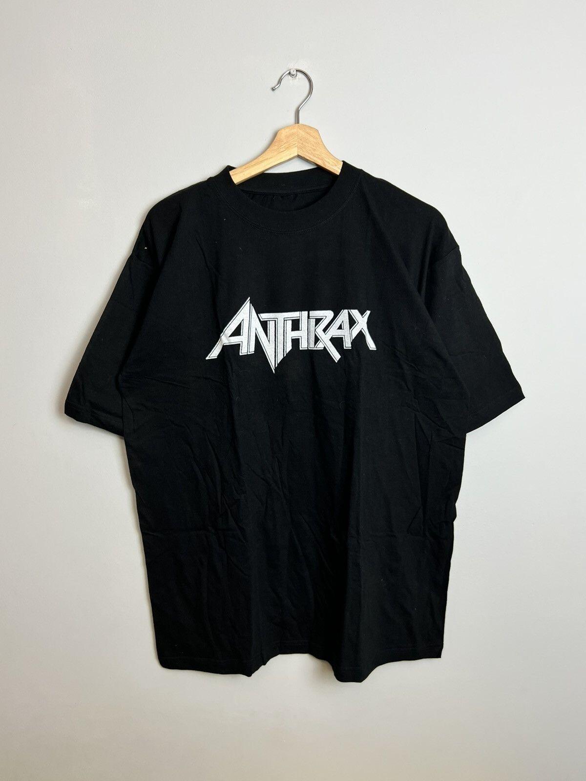 Vintage 90s Anthrax Trash Metal Band T Shirt Rare Unisex T-Shirt XXL