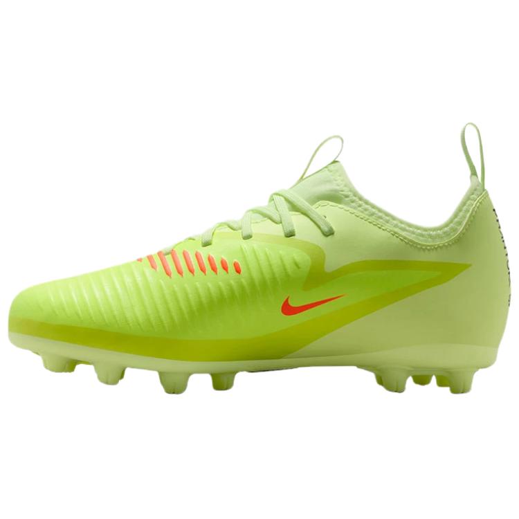 Nike Jr. Phantom 6 Low Academy Comfortable Non-Slip Soccer Shoes Unisex Sneaker Green HQ2046-800