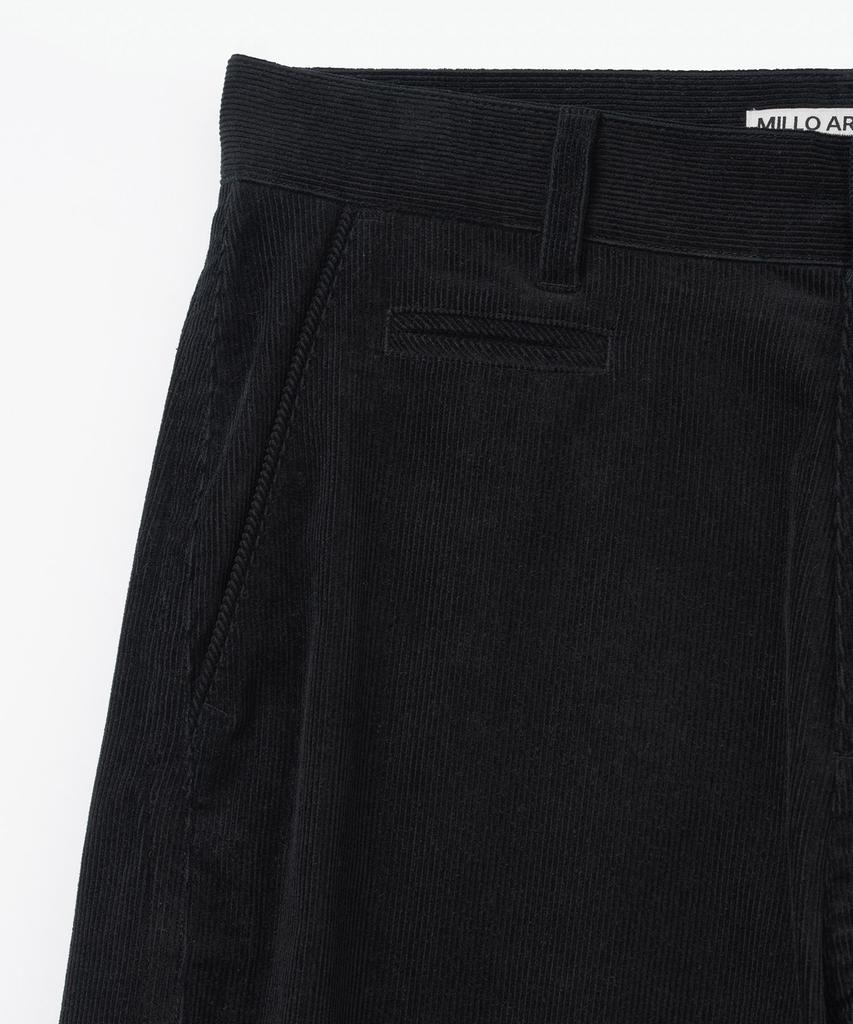 MILLO ARCHIVE Furnet Corduroy Pants [Midnight Black]