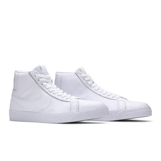 Nike Zoom Blazer Mid SB Triple White Мужские 864349-105 EU 36.5 белый
