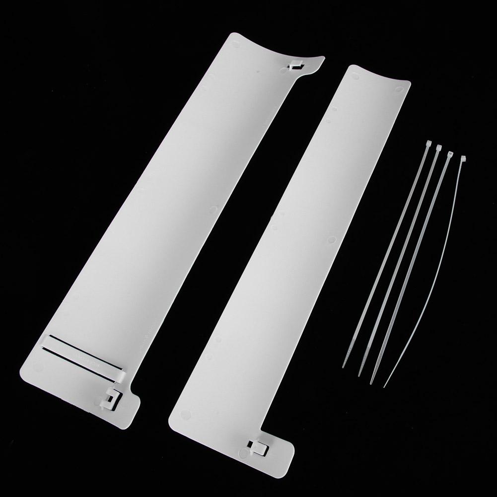 Windschutz Klimaanlage Windabweiser Einziehbar Klimaanlagen Umlenkabdeckung (Weiß)