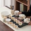 Dunhuang Cultural White Porcelain Kung Fu Tea Set