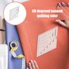 Quilt Templates 60 Degree Rhombus Ruler Quilting Template Transparent Stencil Tool For Textile Crafts Fabric Art Handmade